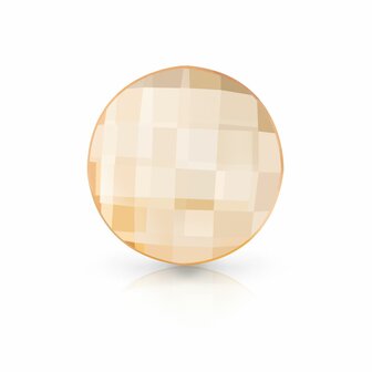 Preciosa Chessboard Circle MAXIMA - Crystal Honey HF 00030 (10 mm) per 144 stuks