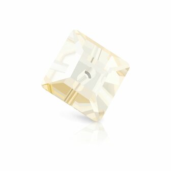 Preciosa Sew-on Loch Square 1H - Crystal S Blond Flare 00030 (6x6 mm) per 288 stuks