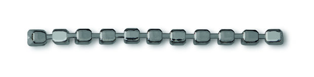 Preciosa Cupchain met Chaton MAXIMA - Crystal - Ruthenium plating - 1 rij 